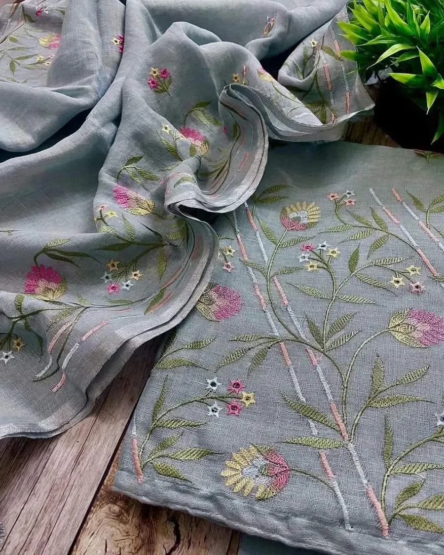 Exclusive Collection – Cotton Linen Dress Materials